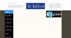 Desktop Screenshot of lebistrorestaurant.com